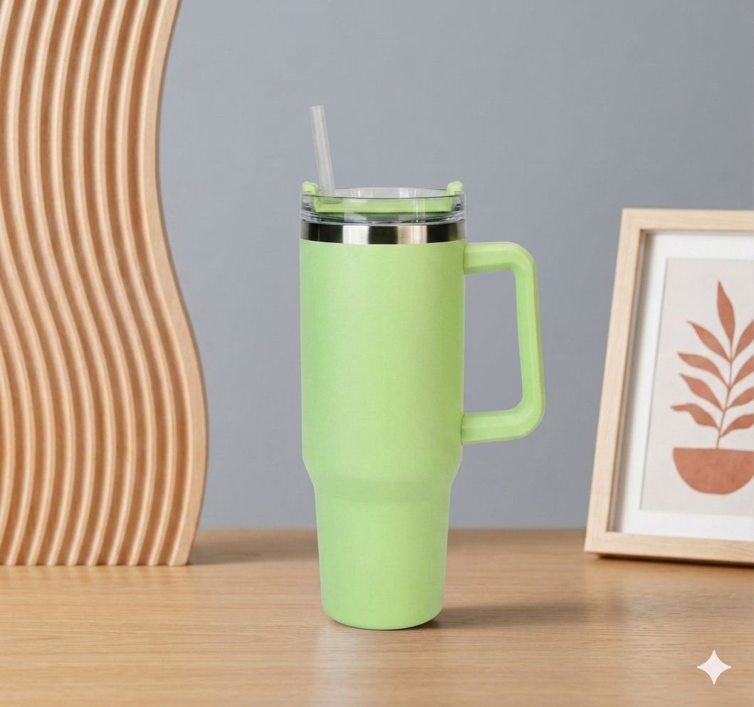 كوب حراري شادة اخضر Thermal cup — صورة 3 من 4