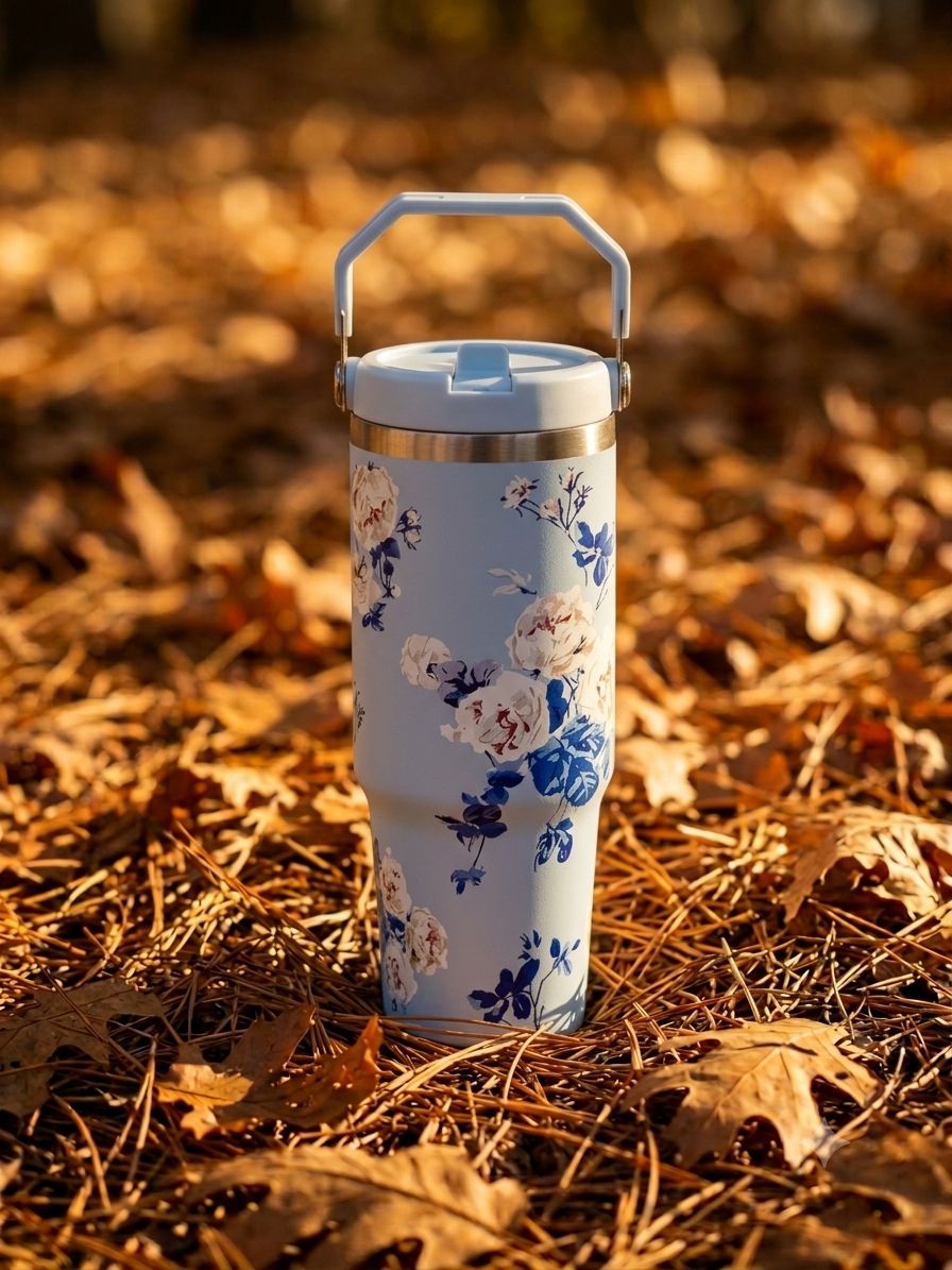 ترمز حراري زهور سماوي Floral thermos — صورة 2 من 5