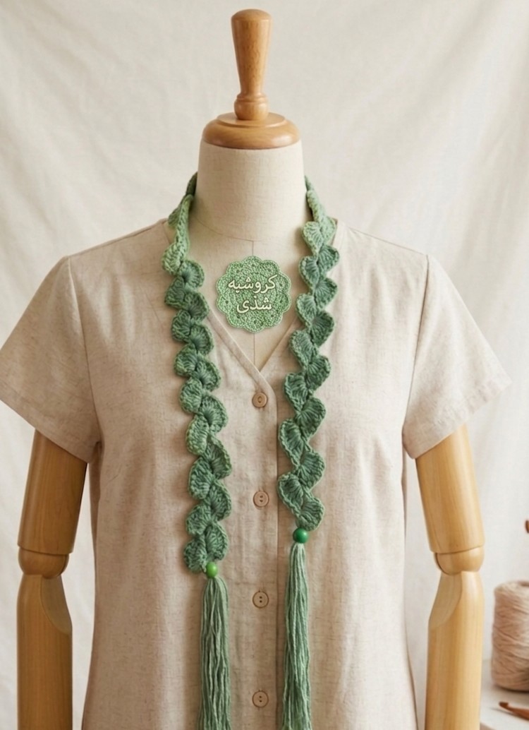 سكارف خريفي ينفع اكسسوار بالوان متدرجة — صورة 2 من 2