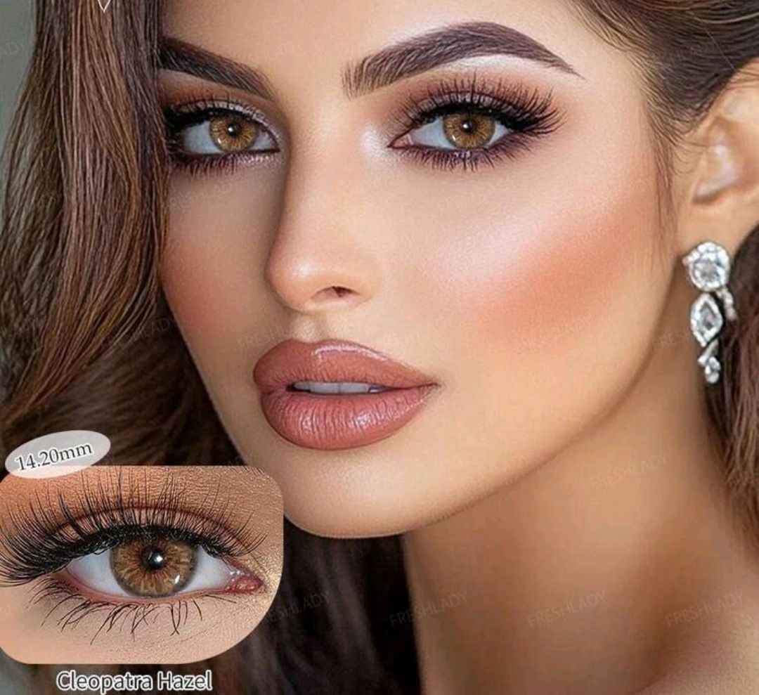 عدسات Cleopatra hazel