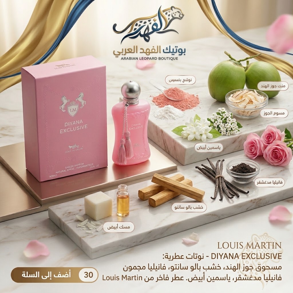 عطر Diyana Exclusive (دييانا إكسكلوزيف) من ماركة Loui Martin (لوي مارتن. — صورة 2 من 2