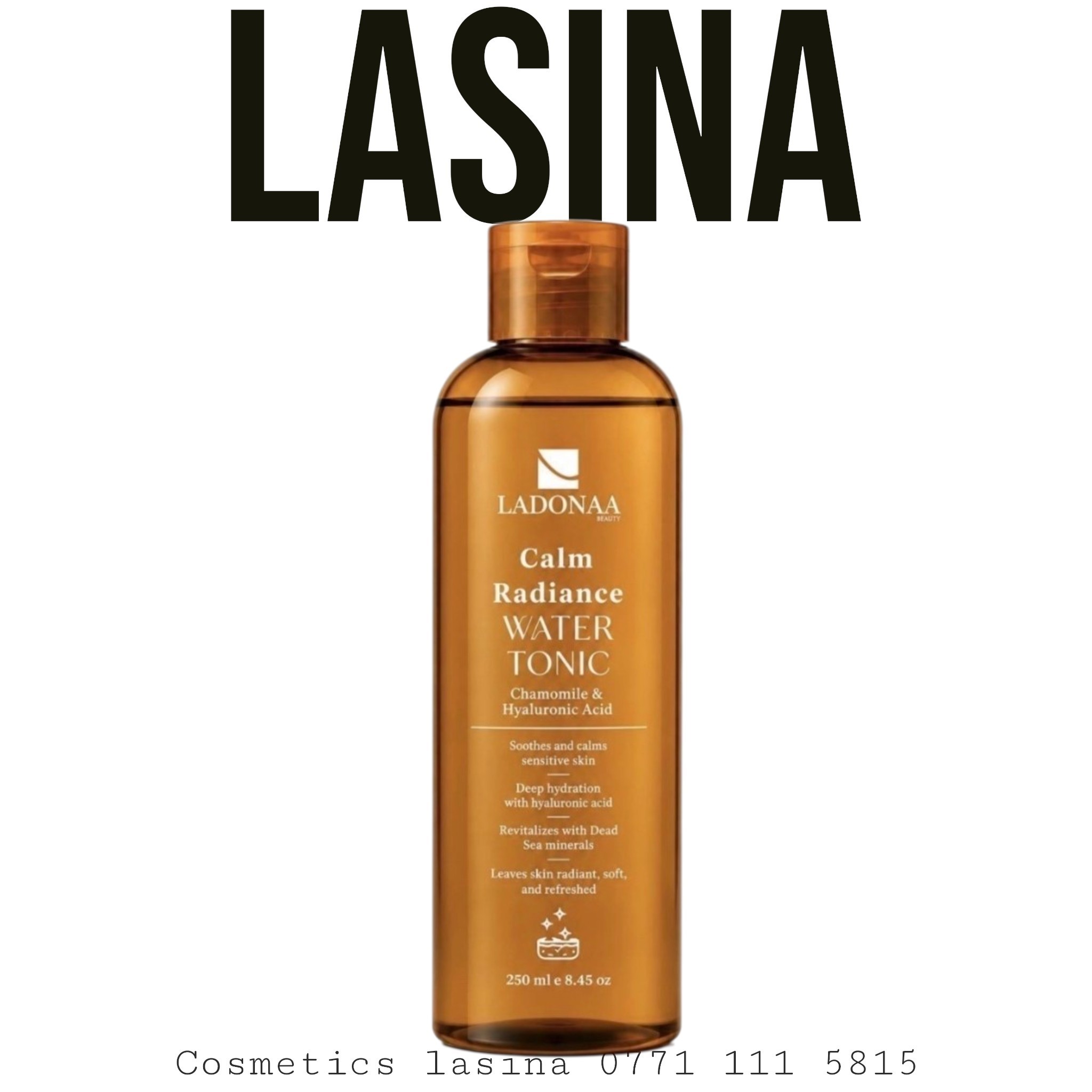 LADONAA Calm  Radiance Water Tonic تونر بشره حساسه 250 م،