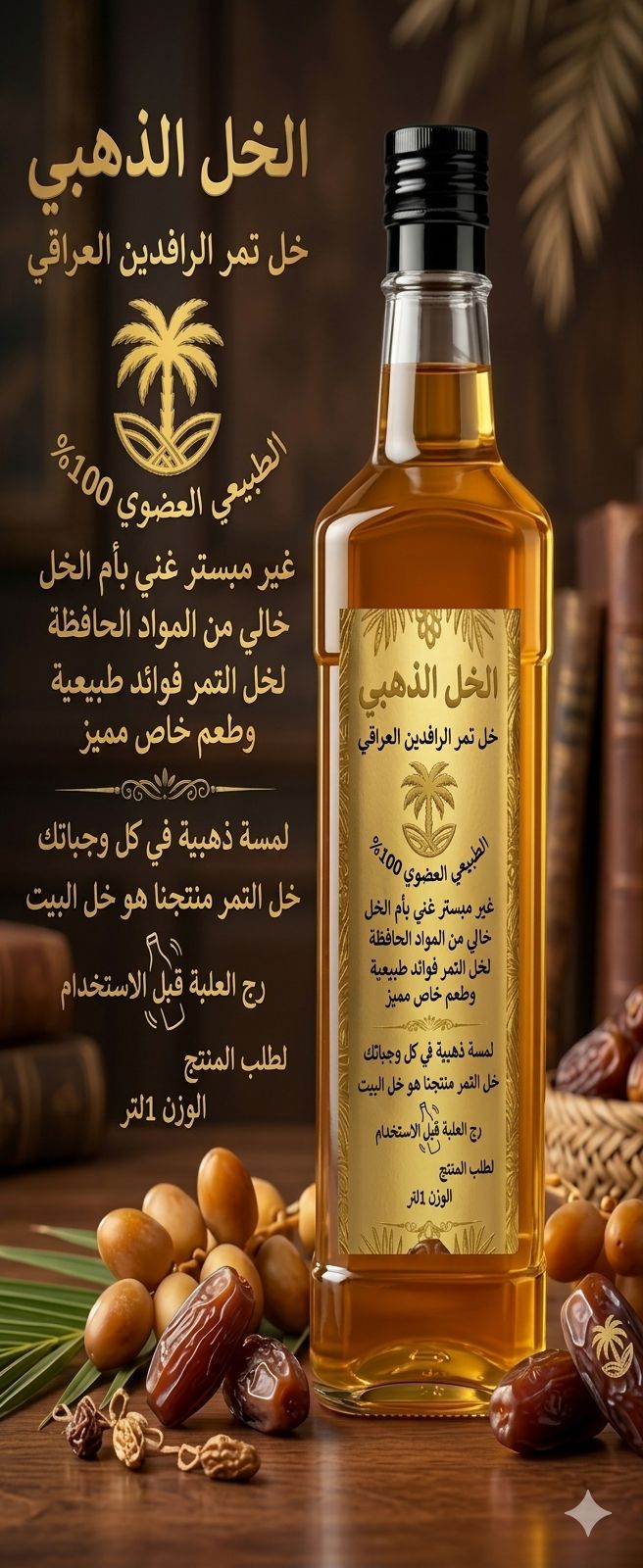 تلخل الذهبي خل التمر العراقي — صورة 6 من 6