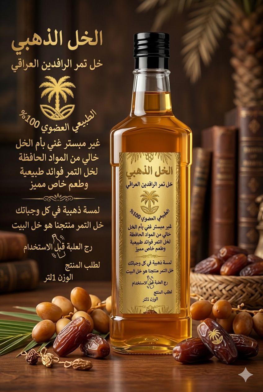 تلخل الذهبي خل التمر العراقي — صورة 3 من 6