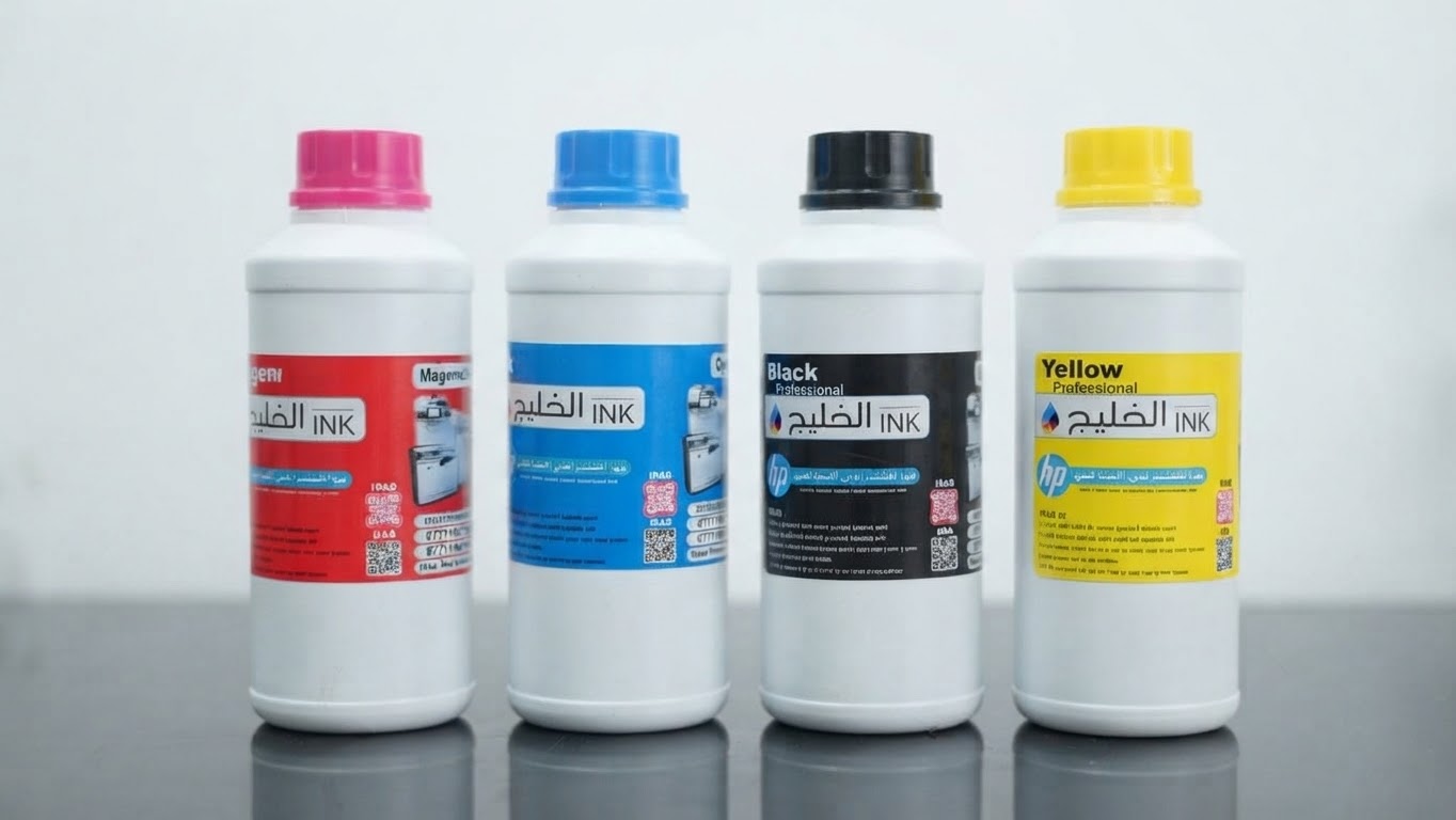 حبر طابعات hp inkjet pagewied A4 and نصف لتر