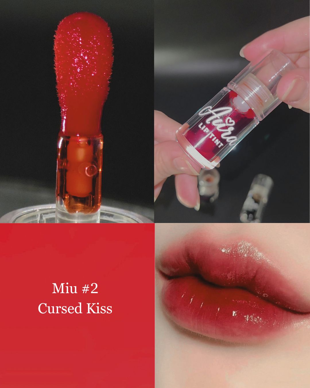 تنت اورا المائي Aura Liptint Cursed Kiss — صورة 2 من 2