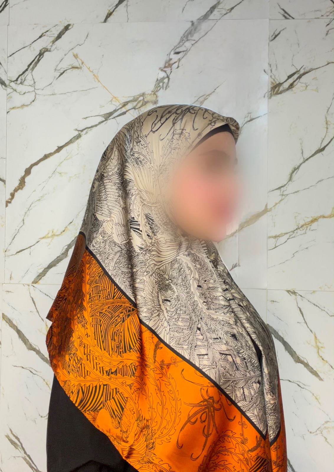 ربطه ستن قياس 100سم مشجر — صورة 5 من 5