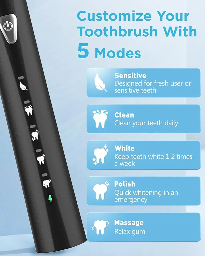 فرشة أسنان كهربائية ( شحن ) Toothbrush — صورة 5 من 5