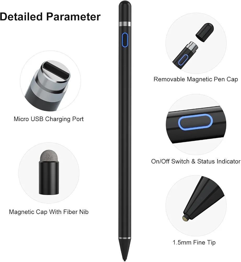 قلم لمس ذكي  ( للهاتف والتاب )  Stylus Pen — صورة 4 من 8