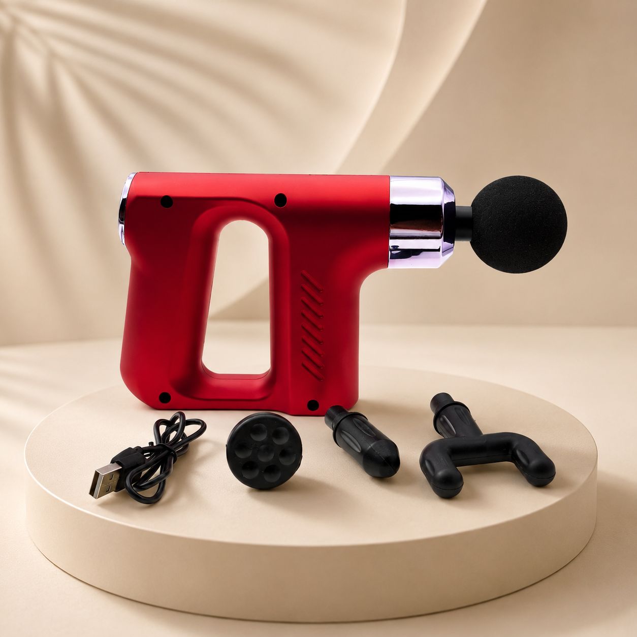 جهاز تدليك شحن ( مساج ) Massage Gun — صورة 5 من 6