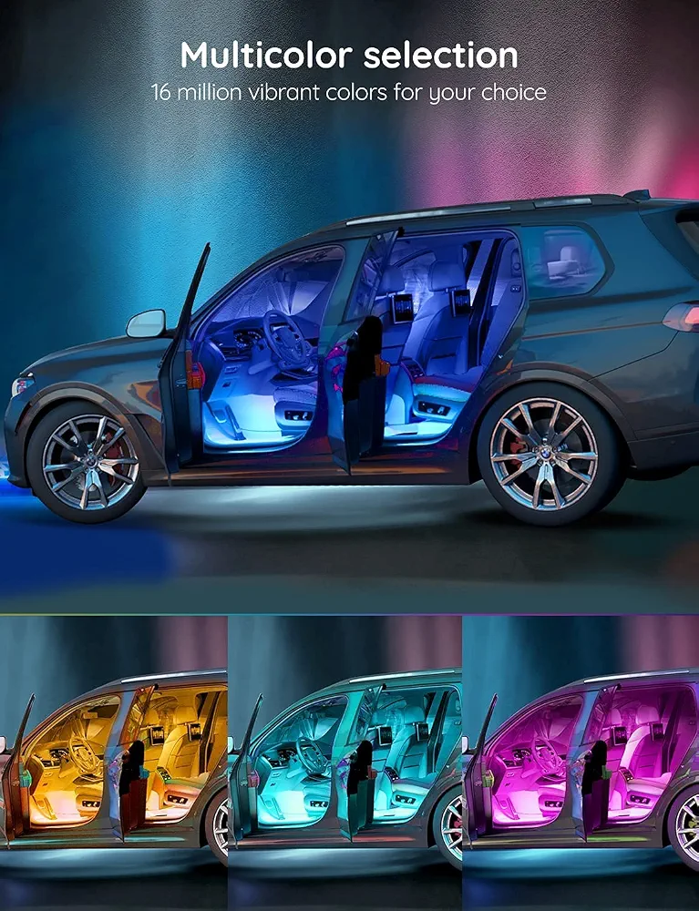 إنارة سيارة ذكية داخلية    Govee RGB — صورة 4 من 4