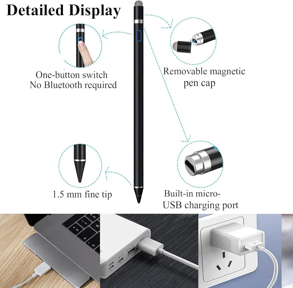 قلم لمس ذكي  ( للهاتف والتاب )  Stylus Pen — صورة 8 من 8