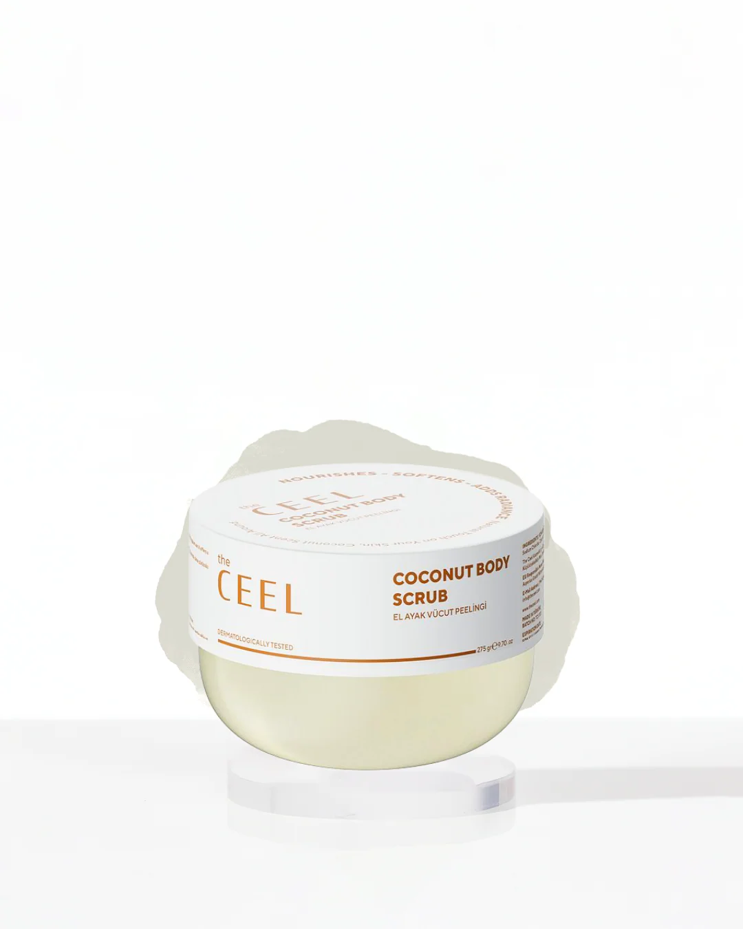 the CEEL Coconut Body Scrub - 275g | ذا سيل مقشر للجسم بزيت جوز الهند - 275 غ