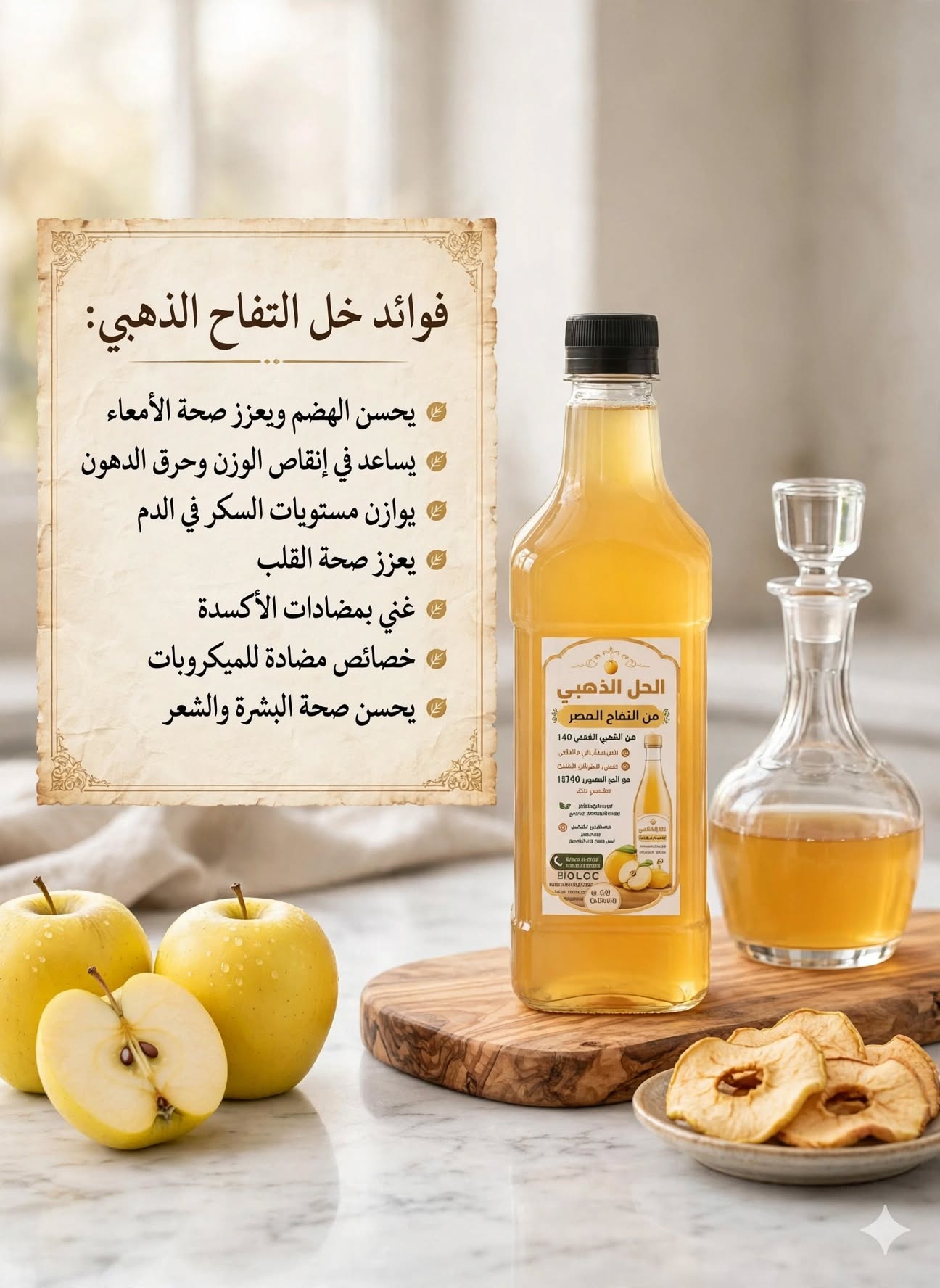 الخل الذهبي خل التفاح الاصفر — صورة 3 من 4