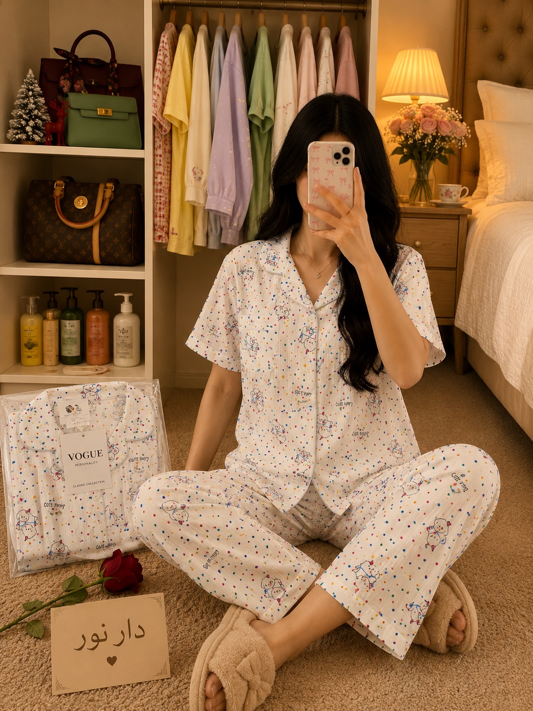 بيجاما نسائية وشلحات — صورة 2 من 10