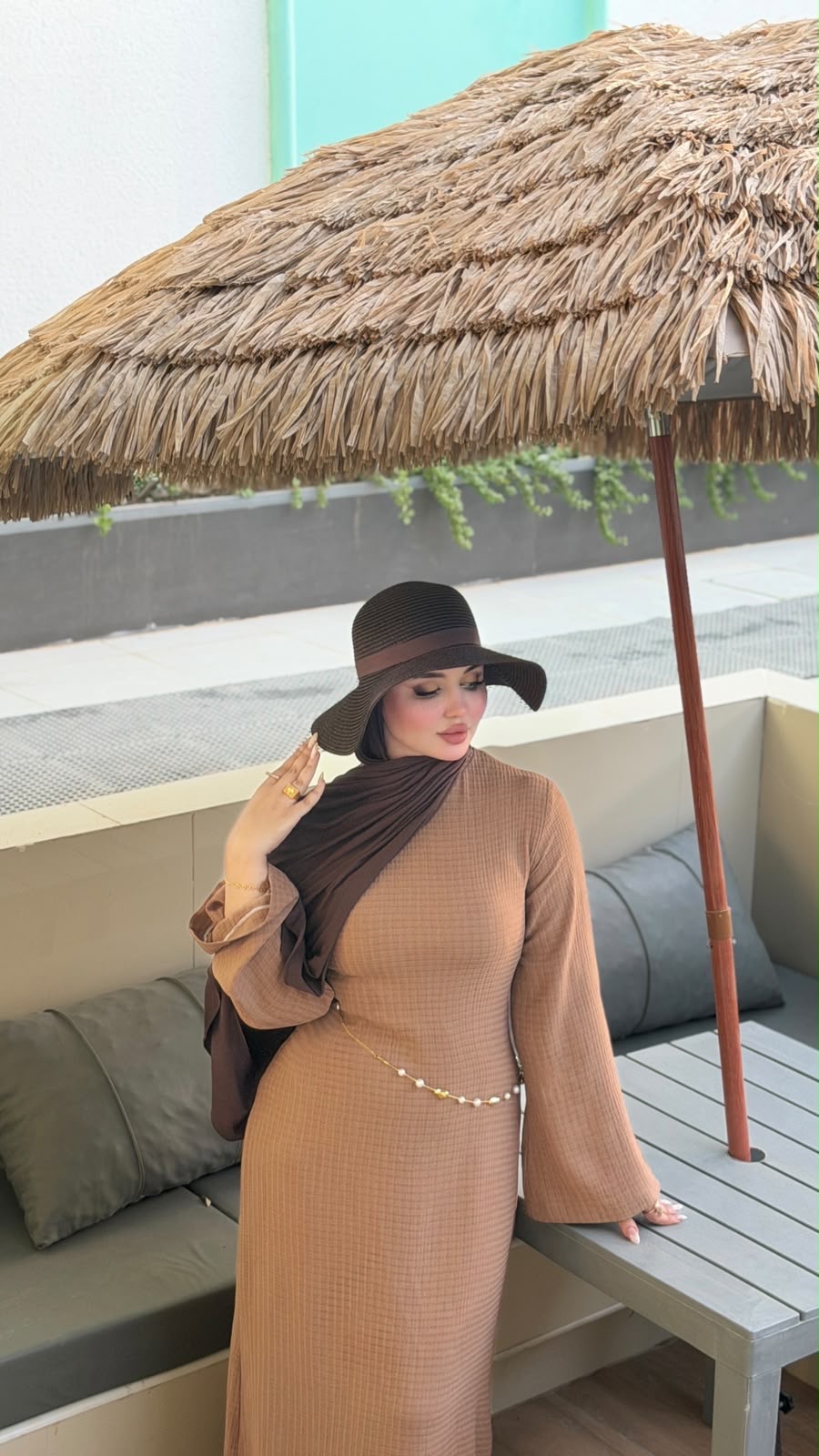 فستان ماكسي تريكو — صورة 3 من 4