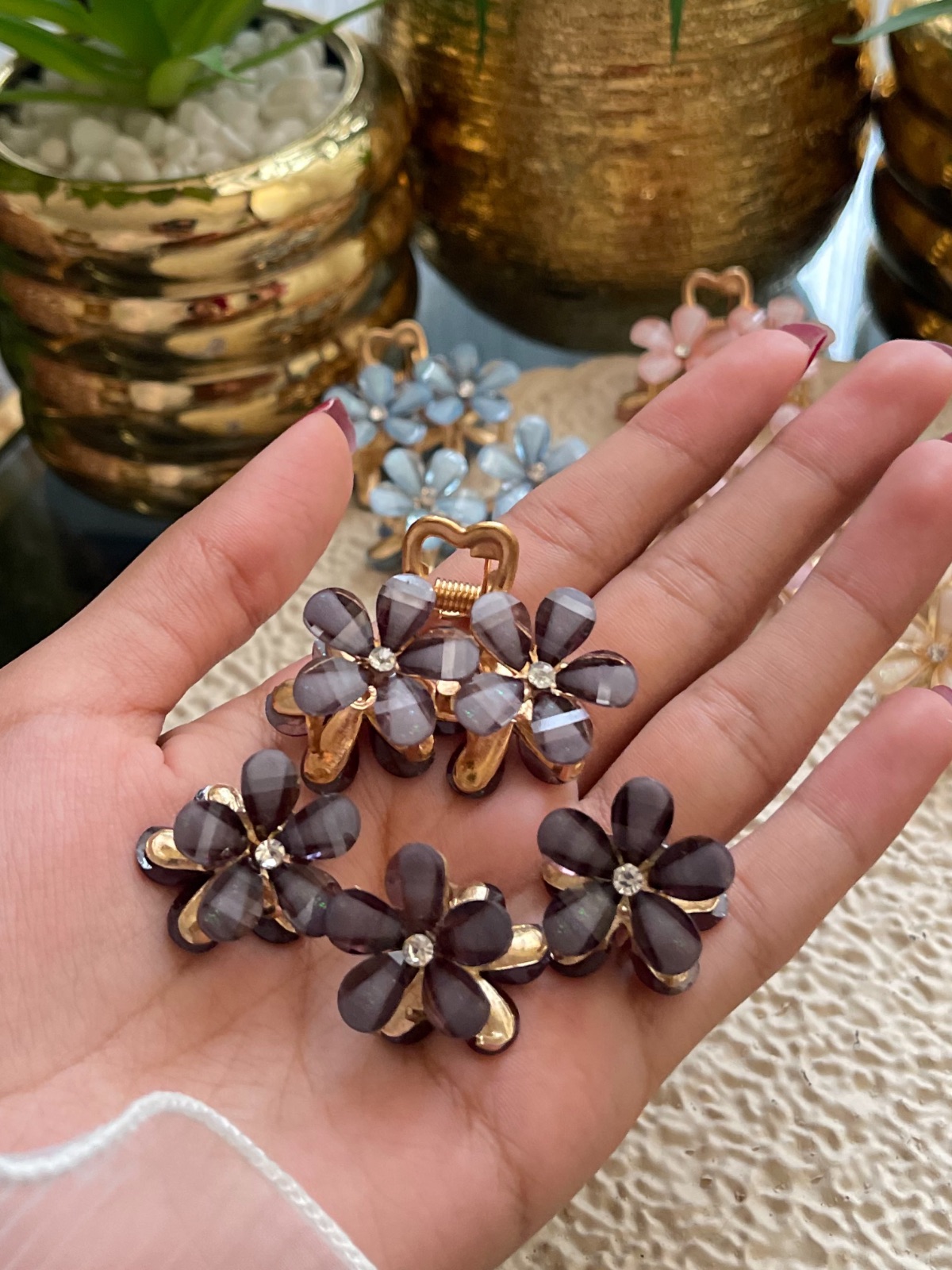 كماشات كرستال 4 قطع — صورة 4 من 5