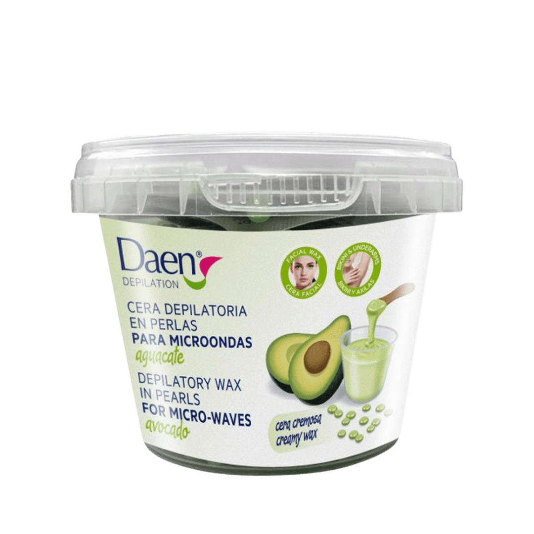 Daen Creamy wax in Pearls Avocado - 100gr | داين شمع إزالة الشعر بالافوكادو