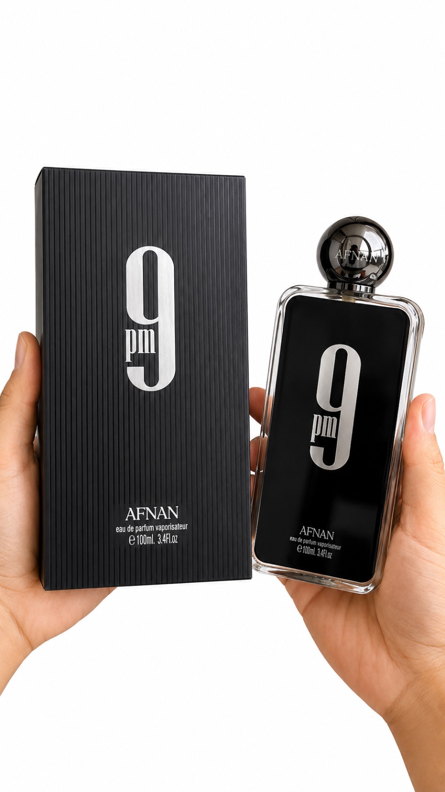 عطر pm 9 الاسود من افنان 100 مل — صورة 3 من 4