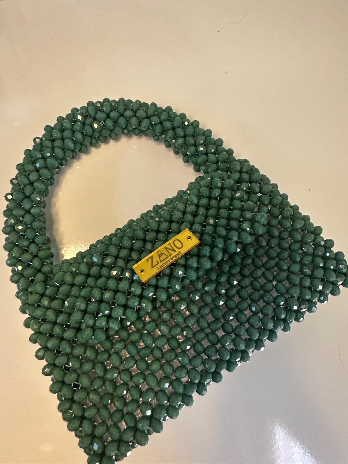 حقيبة خرز يدوي emerald — صورة 2 من 5