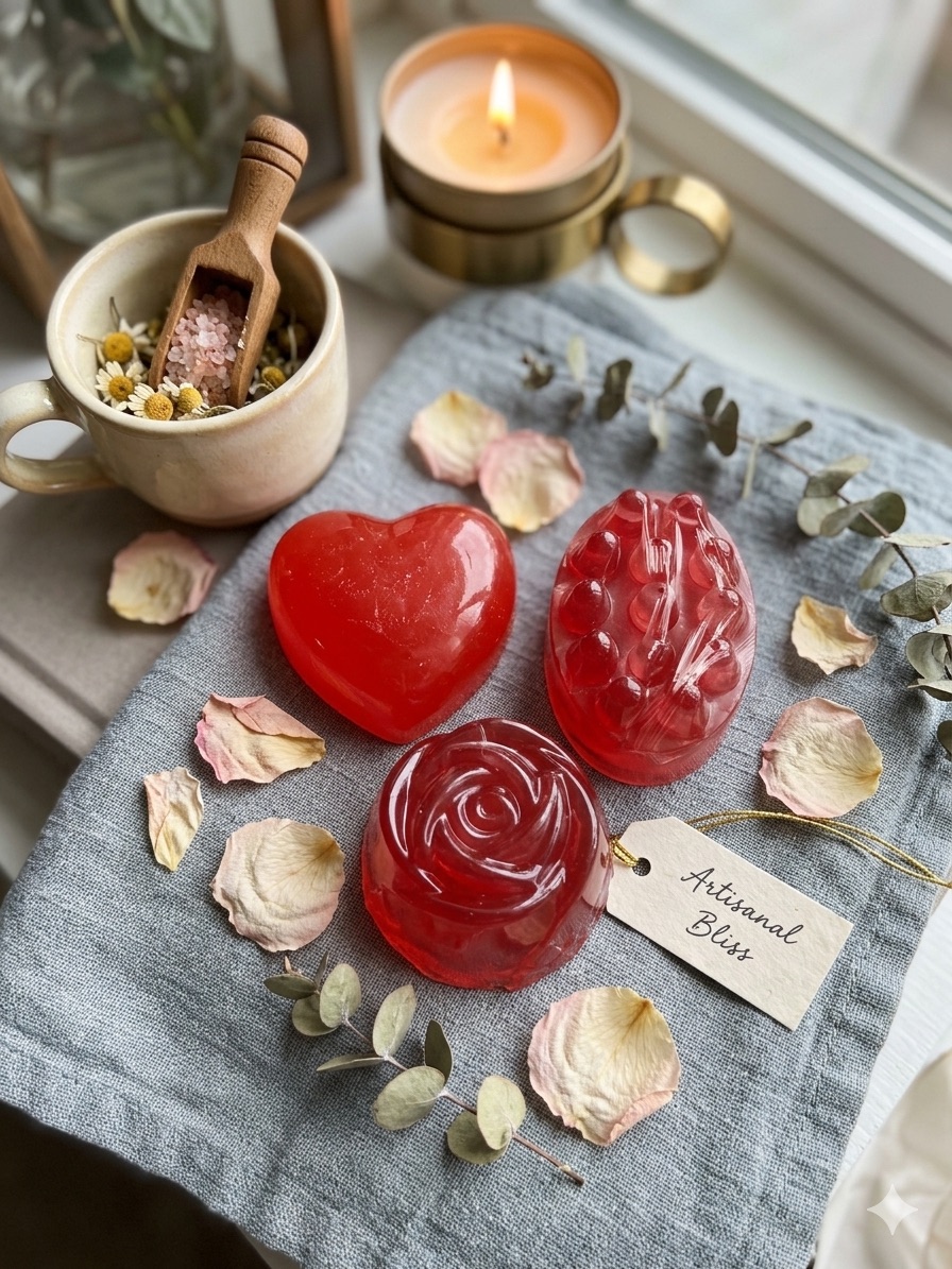صابون عطري طبيعي بشكال وألوان مختلفه — صورة 7 من 10