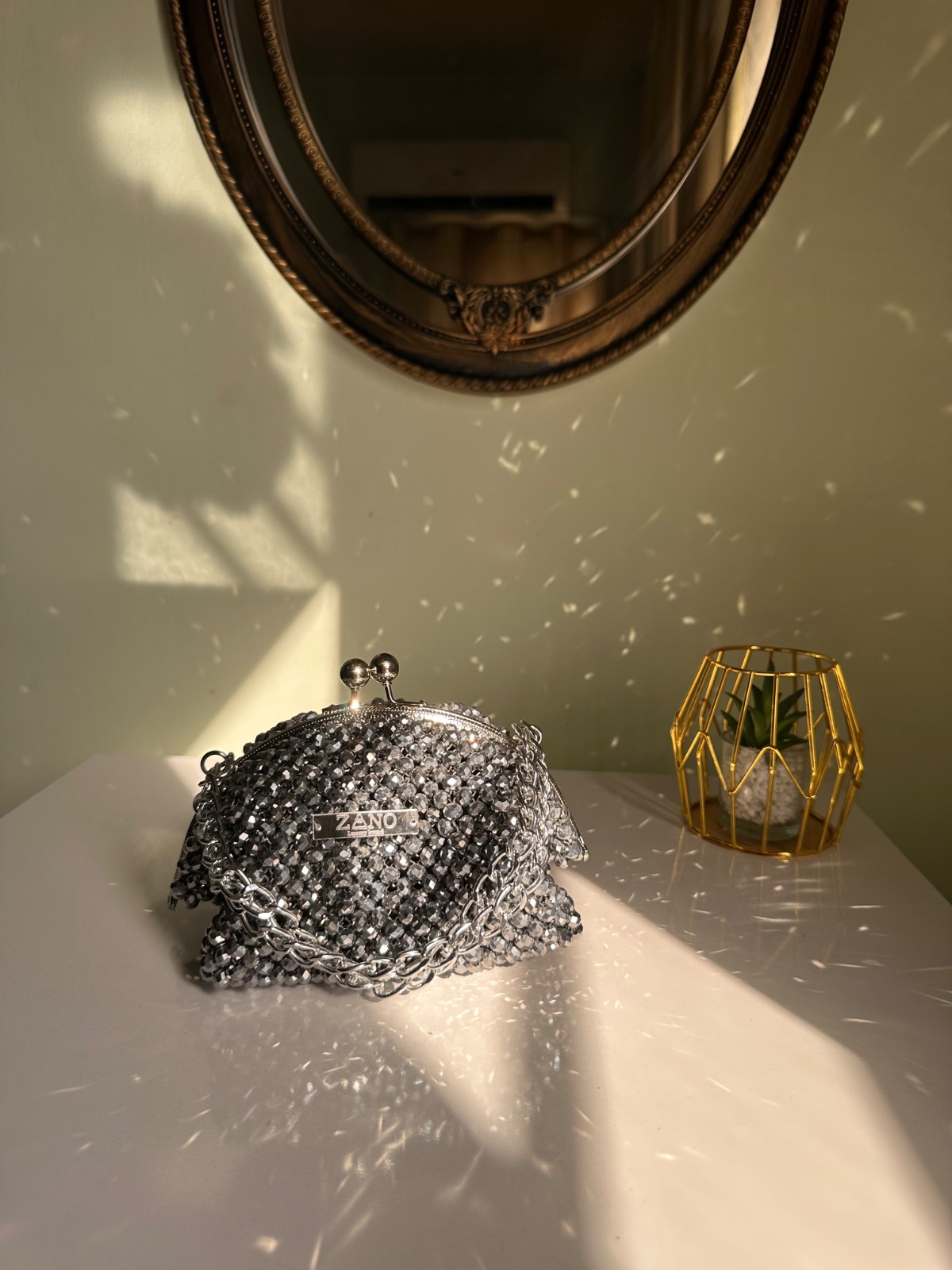 حقيبة خرز يدوي diamond — صورة 3 من 4