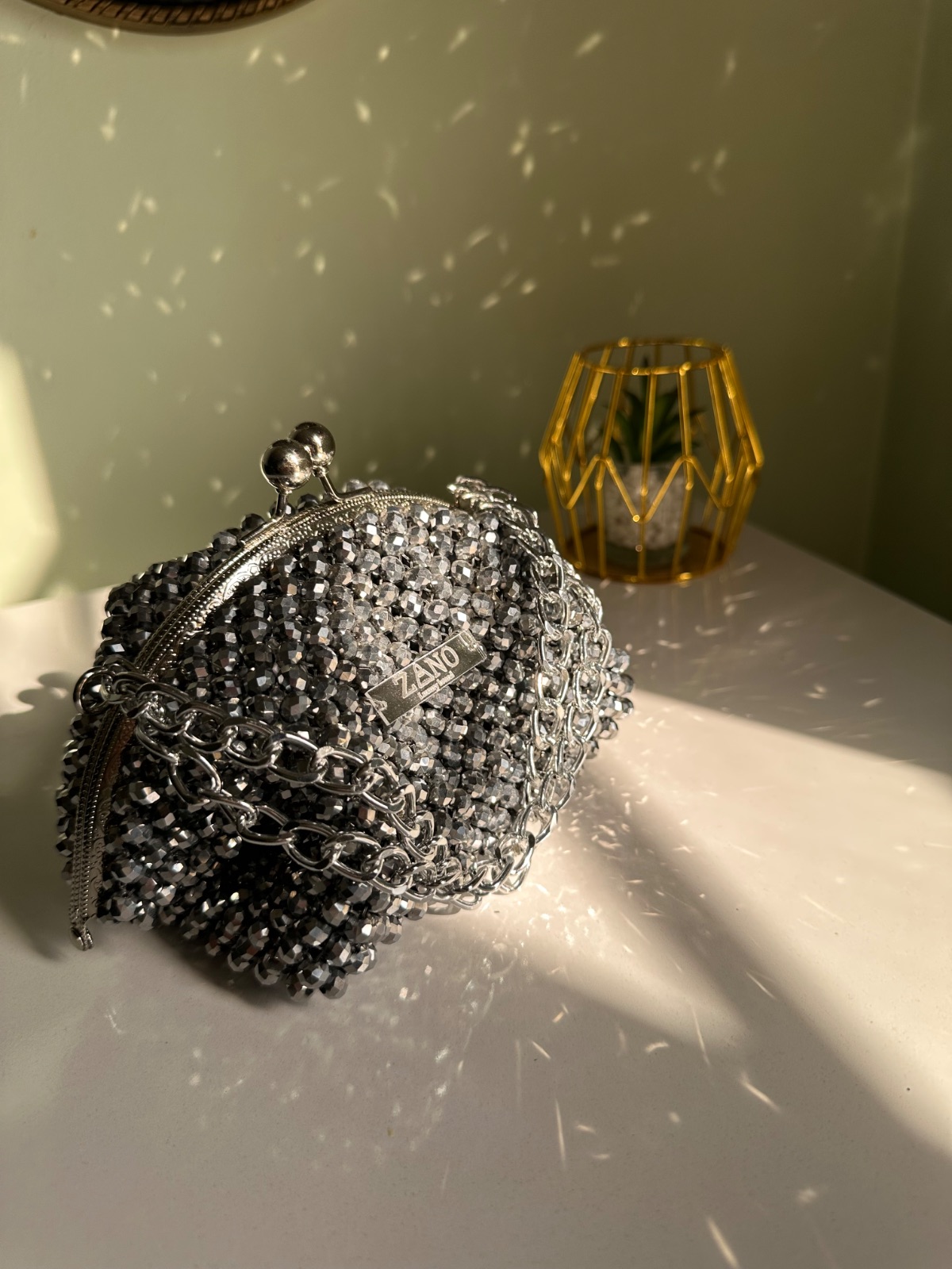 حقيبة خرز يدوي diamond — صورة 4 من 4