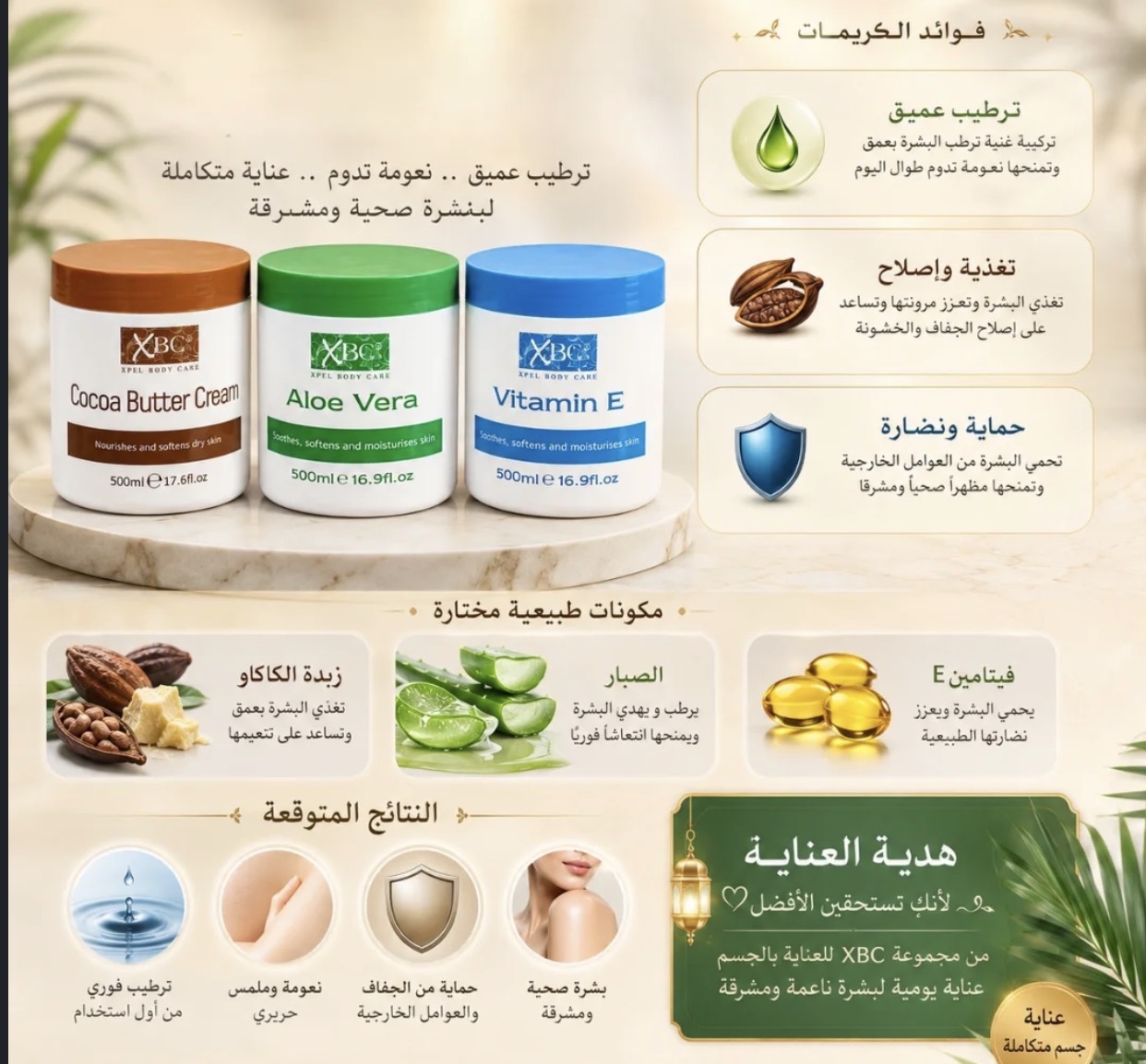 مرطبات جسم بكل النكهات
