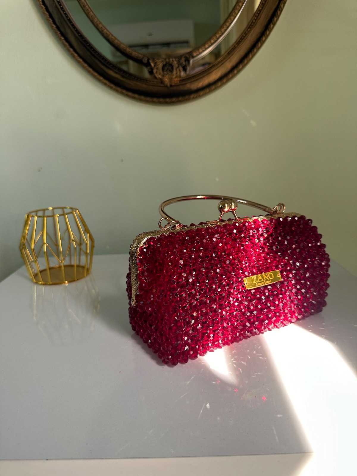 حقيبة خرز يدوي Ruby — صورة 2 من 3
