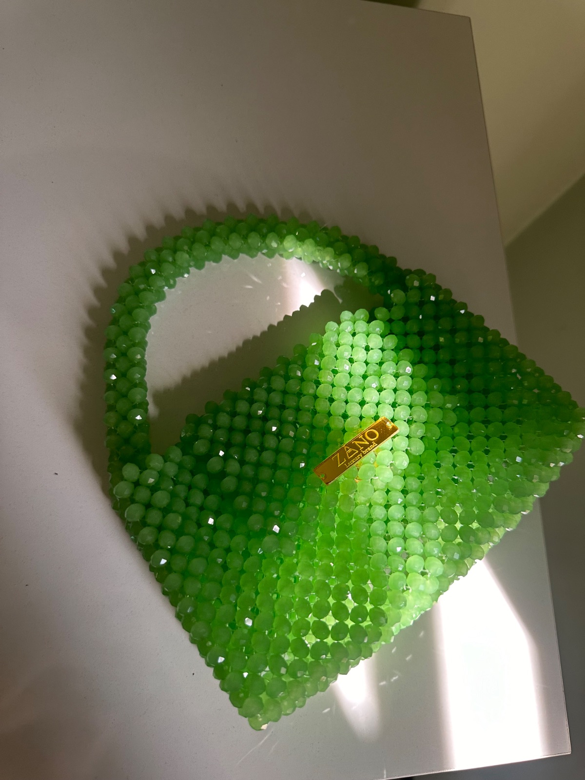 حقيبة خرز يدوي peridot — صورة 2 من 4