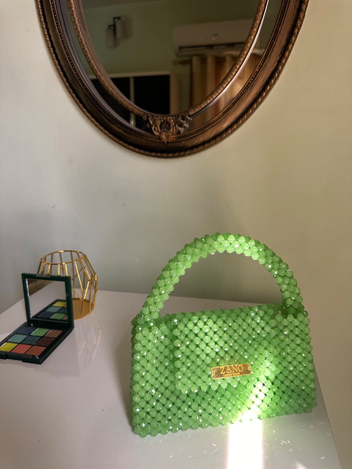 حقيبة خرز يدوي peridot — صورة 3 من 4