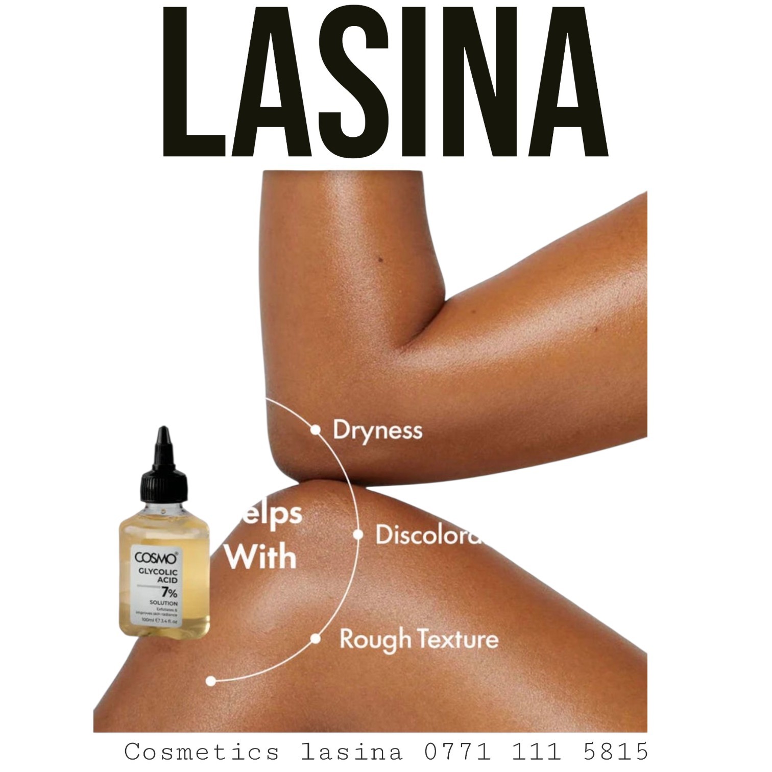 gajgS | Cosmo Glycolic Acid 7% Solution - 100ml محلول تقشير بجليكوليك اسيد 7 - 100 مل — صورة 3 من 5
