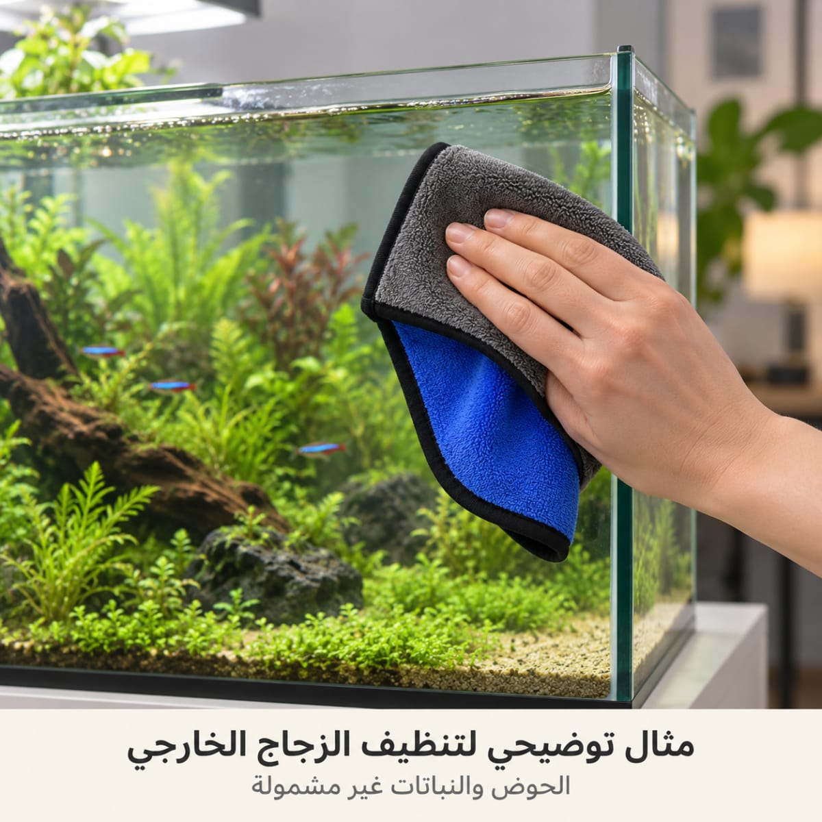 منشفة مايكروفايبر لتنظيف زجاج الحوض — صورة 3 من 3