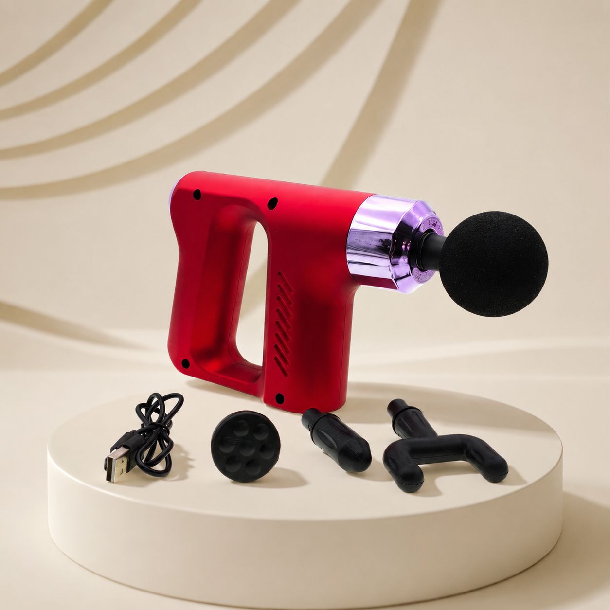 جهاز تدليك شحن ( مساج ) Massage Gun — صورة 3 من 6