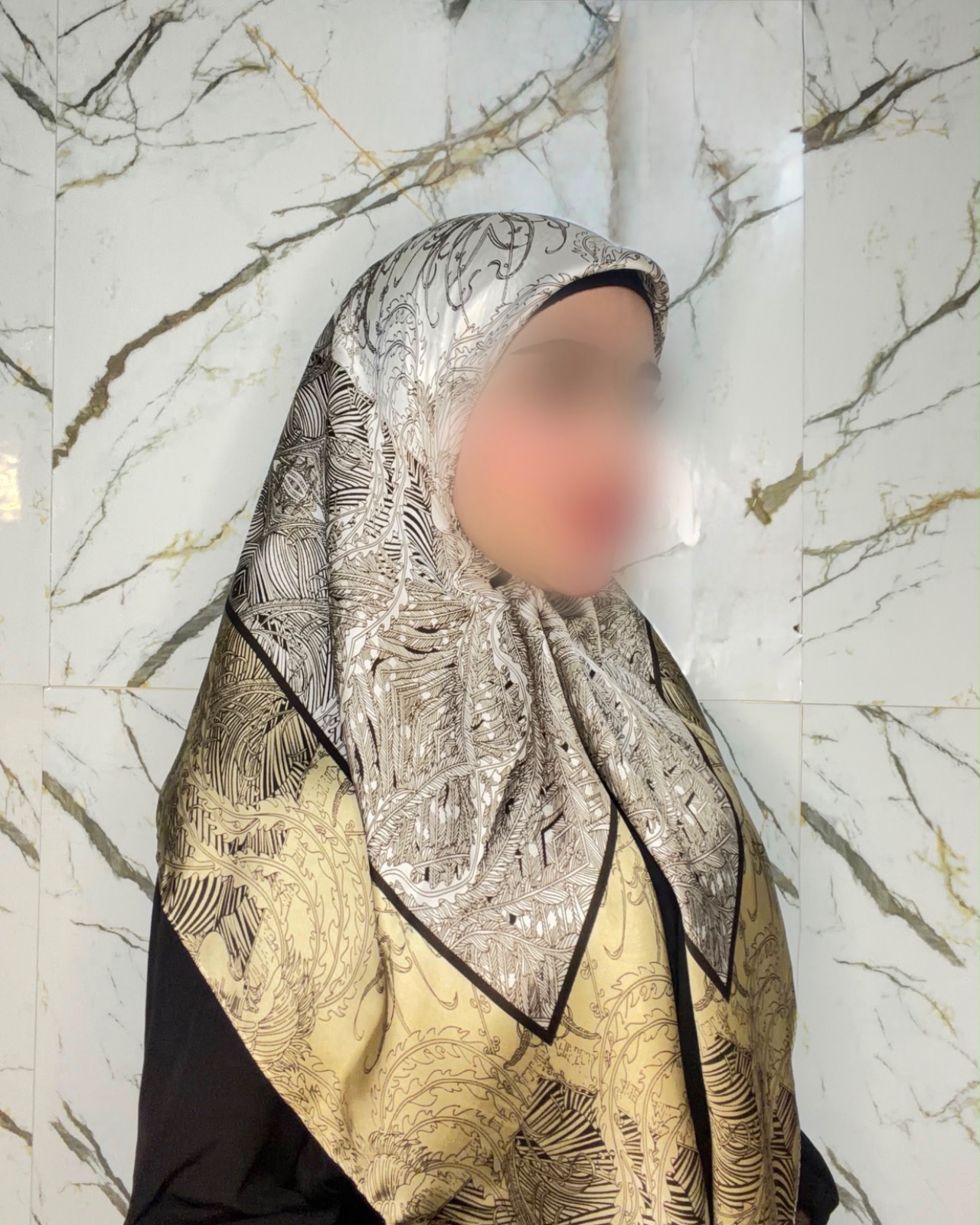 ربطه ستن قياس 100سم مشجر — صورة 2 من 5