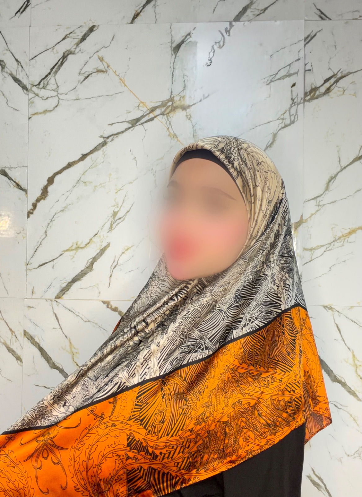 ربطه ستن قياس 100سم مشجر — صورة 3 من 5