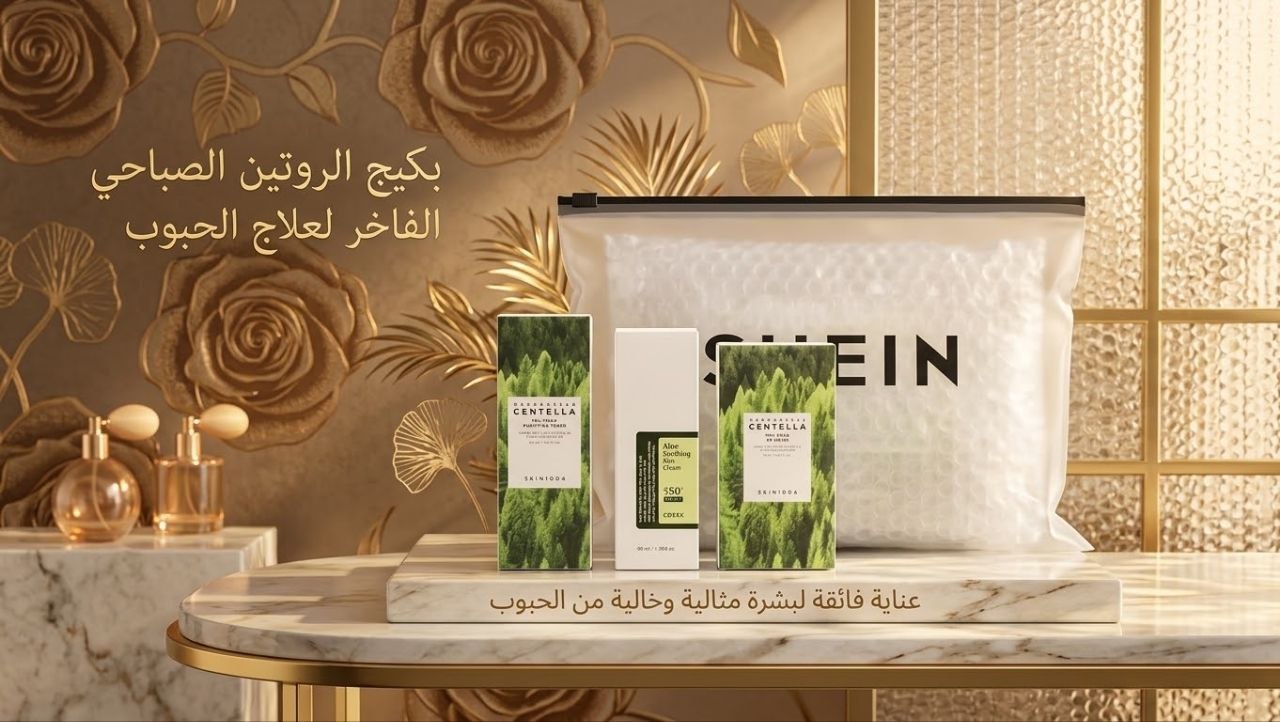 سيت الروتين الصباحي للعناية بالبشرة الدهنية والمختلطة المصابة و المعرضة بالاصابة بالحبوب وحب الشباب — صورة 2 من 4