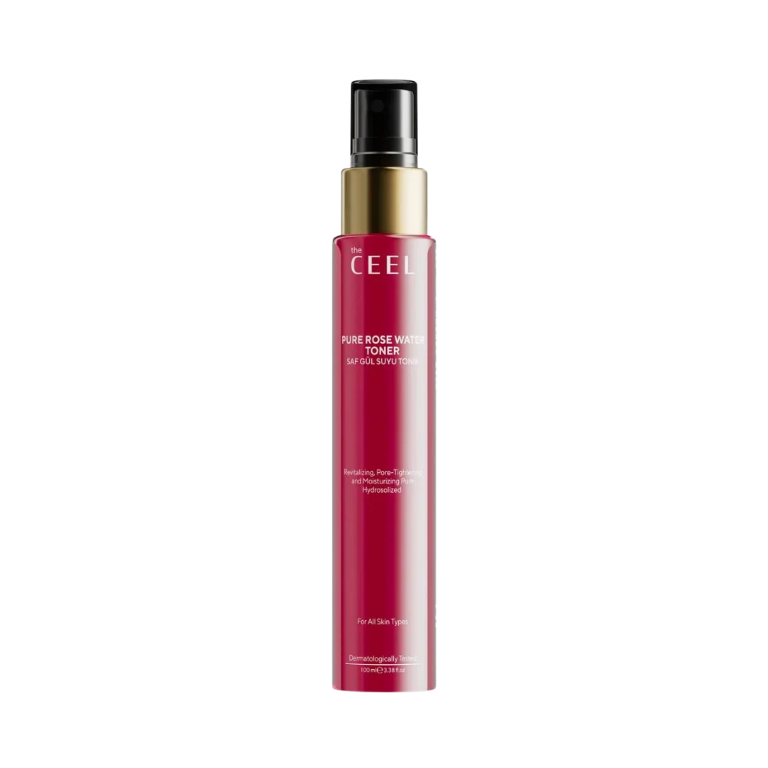 the CEEL Pure Rose Water Toner For All Skin Types - 100m | ذا سيل تونر بخاخ ماء الورد - 100 مل