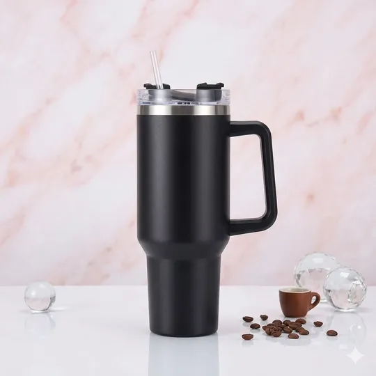Black Thermal cup