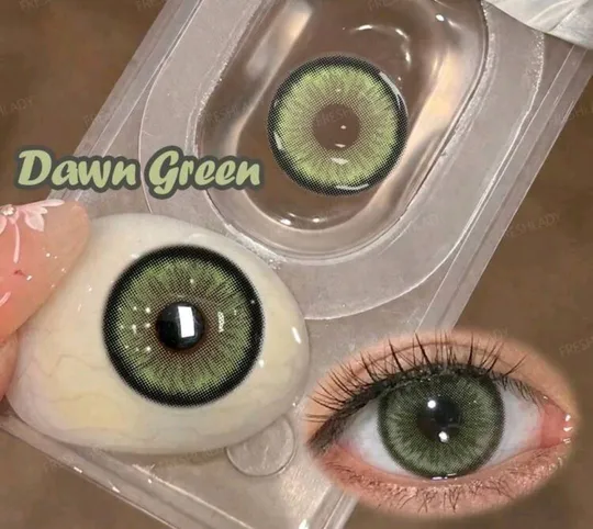 عدسات Dawn green