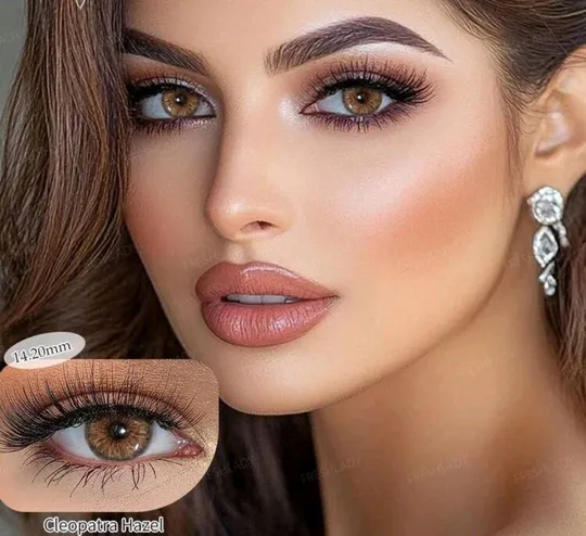 عدسات Cleopatra hazel