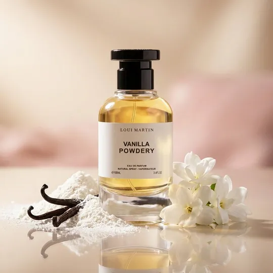 عطر فانيليا بودري (Vanilla Powdery) من ماركة لوي مارتن (Loui Martin).