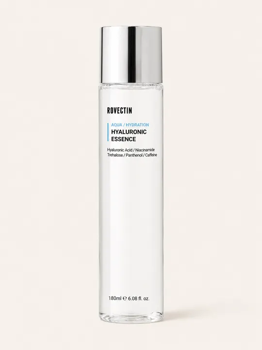 Rovectin Aqua Hydration Hyaluronic Essence Jumbo – إيسنس مرطب مكثف بحمض الهيالورونيك