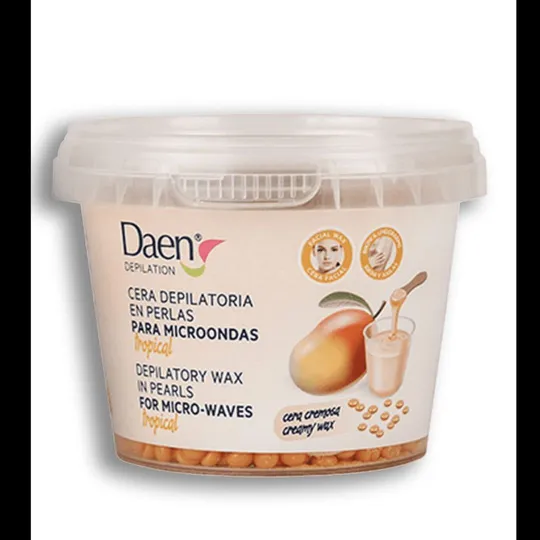 Daen Creamy wax in Pearls Tropical - 100gr | داين شمع إزالة الشعر حبيبات تروبيكال - 100غ