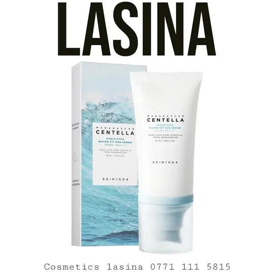 SKIN1004 Madagascar Centella Hyalu-Cica Water- Fit Sun Serum spf 50 - 50ml | سكين 1004 واقي شمسي بقوام مائي 50 - - 5 مل